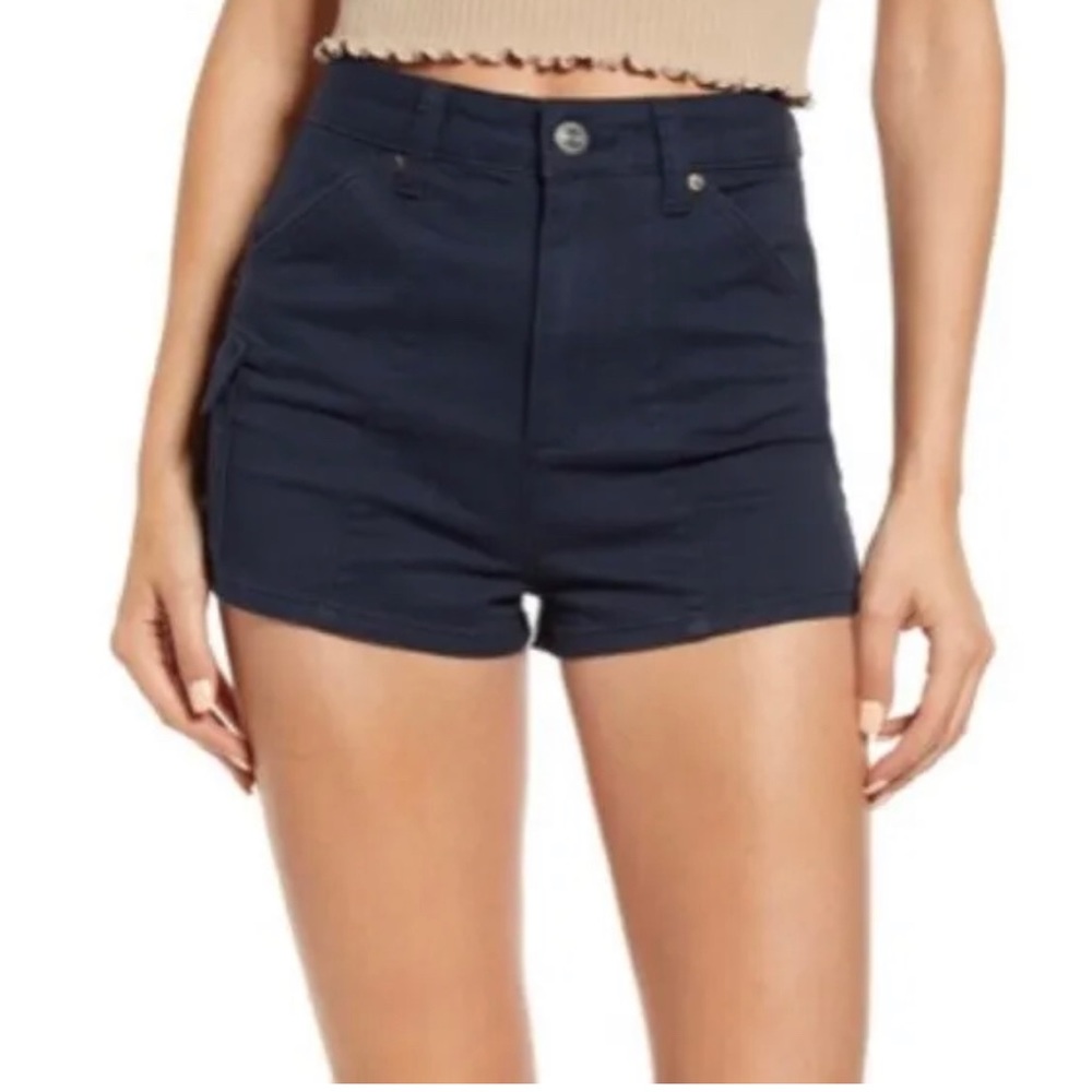 BDG Urban Outfitters Navy Blue Cargo Hot Pants Shorts SZ M